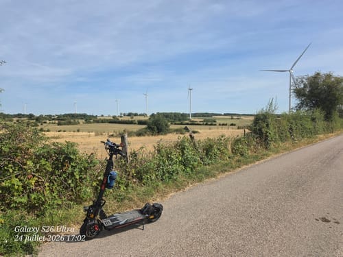 Customer photo review of Backfire M8 Electric Scooter with GPS and Samsung Battery