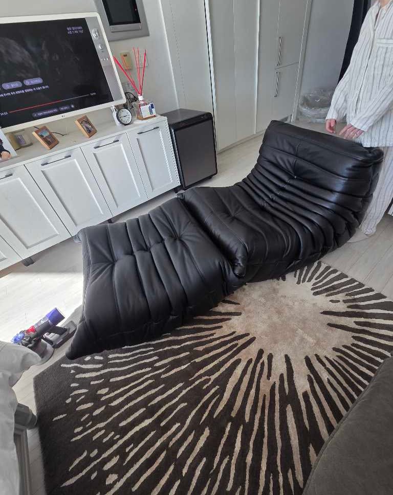 Customer photo review of TOGO FIRESIDE CHAIR - bean bag with removable cover