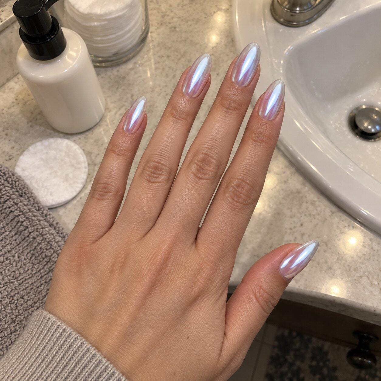Customer photo review of Glazed Donut Nude | Medium Almond