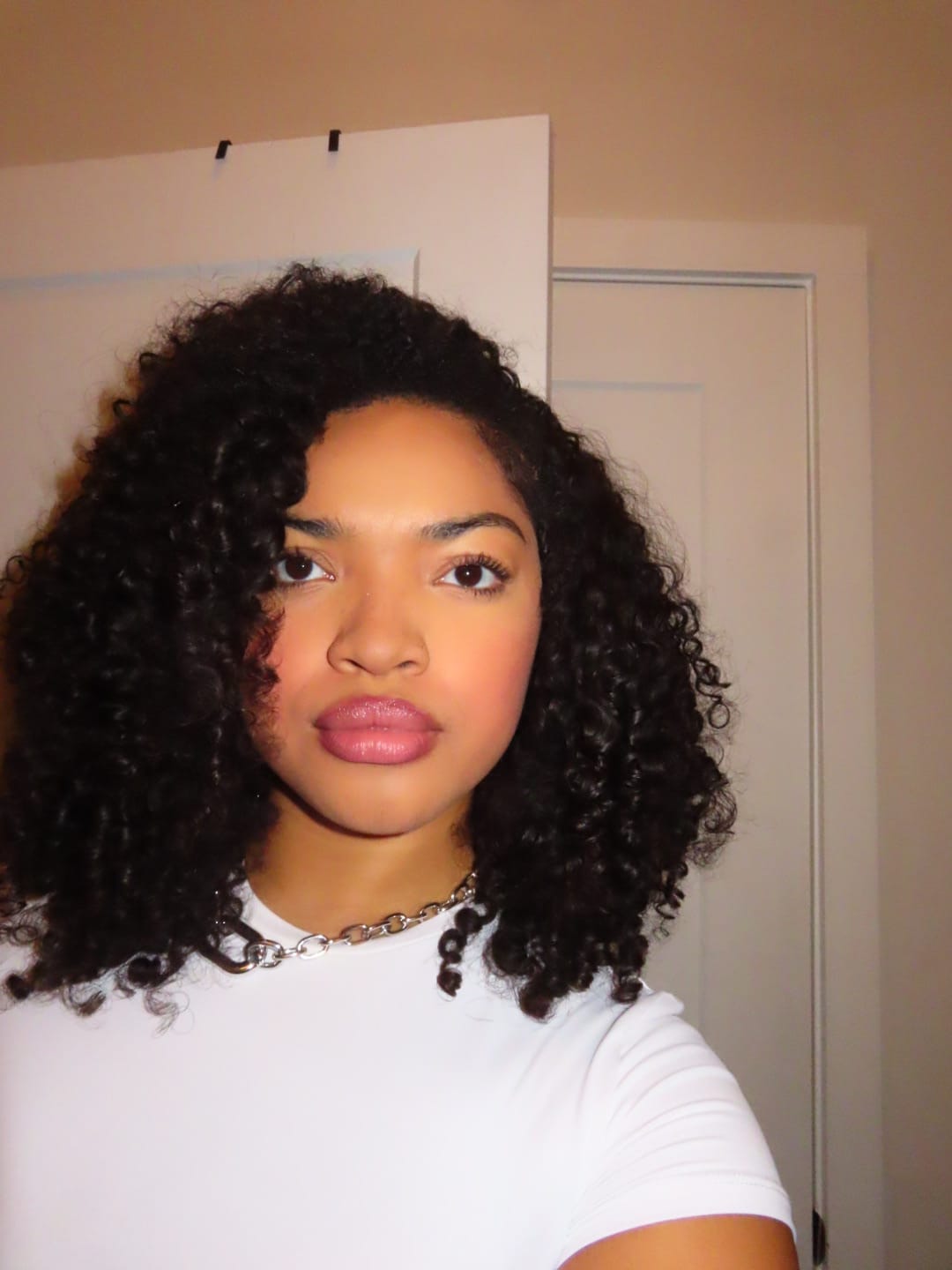 Customer photo review of BABY CURLY™ - 1b Raw Hair
