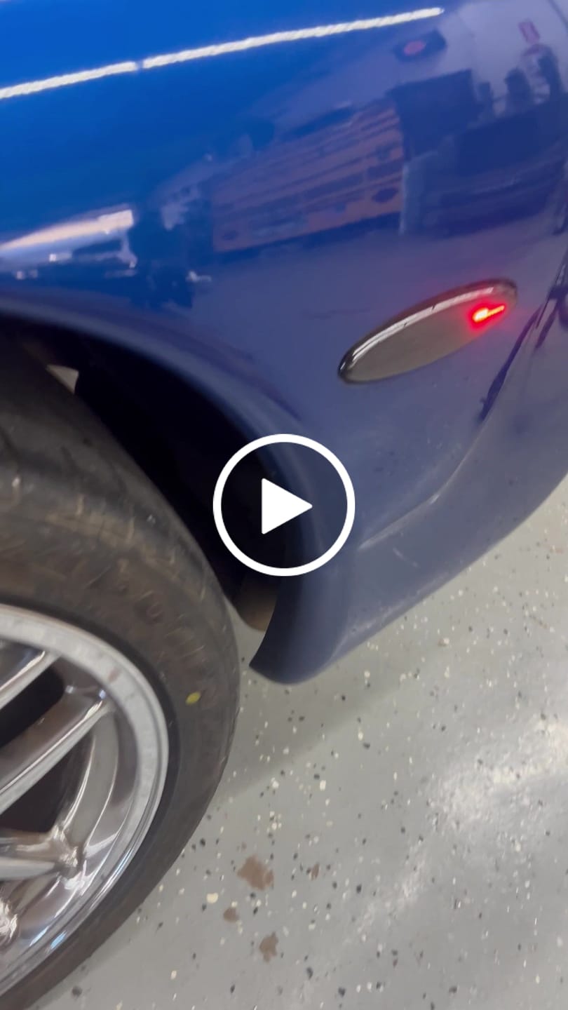 Customer video review of Corvette C5 G3 Laser LED Rear Side Marker Assemblies