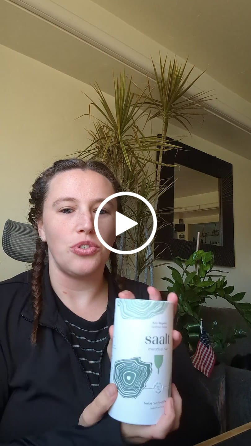 Customer video review of Saalt Cup