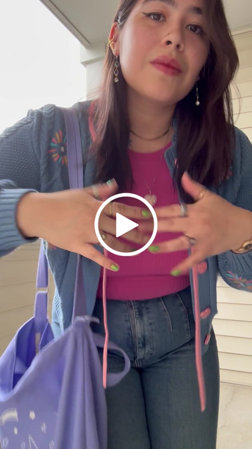 Customer video review of Fallen Stars Cardigan Preorder