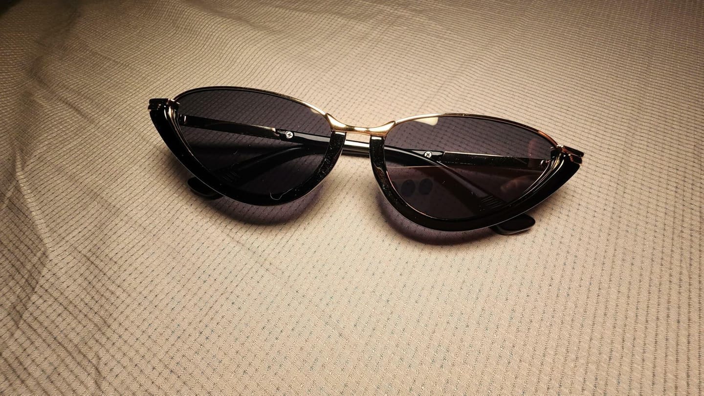 Customer photo review of Juliette Cat-Eye Sunglasses