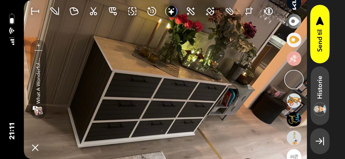 Customer photo review of Mørke spiler kontaktplast