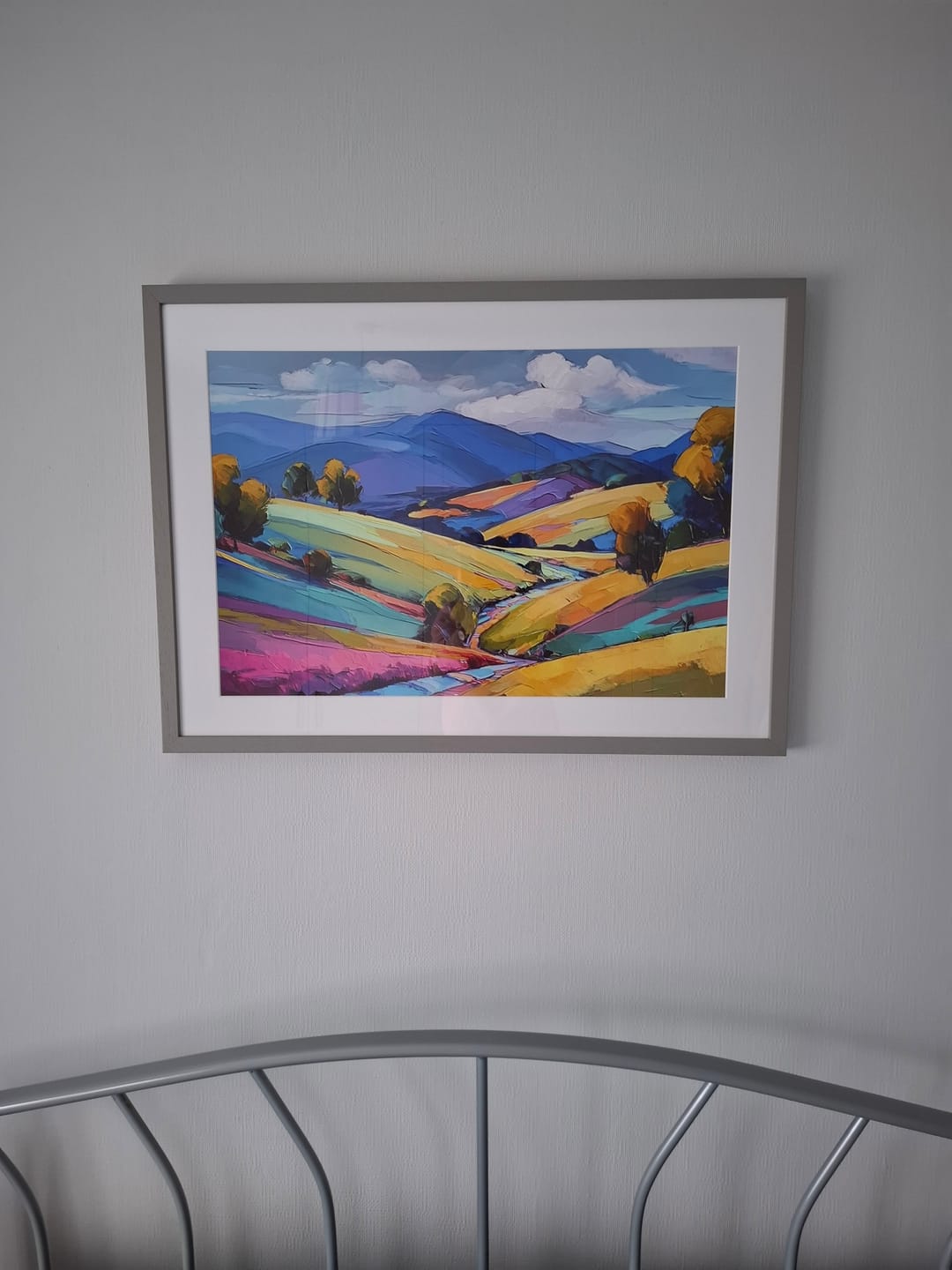 Customer photo review of Upland Summer Framed Art Print