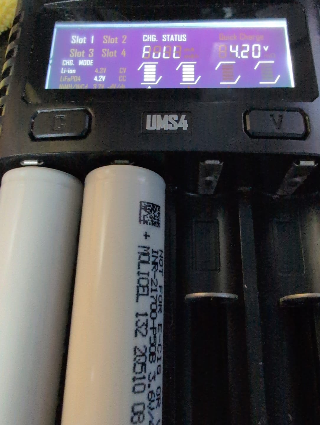 Customer photo review of Molicel 21700 P50B 5000mAh 60A Battery