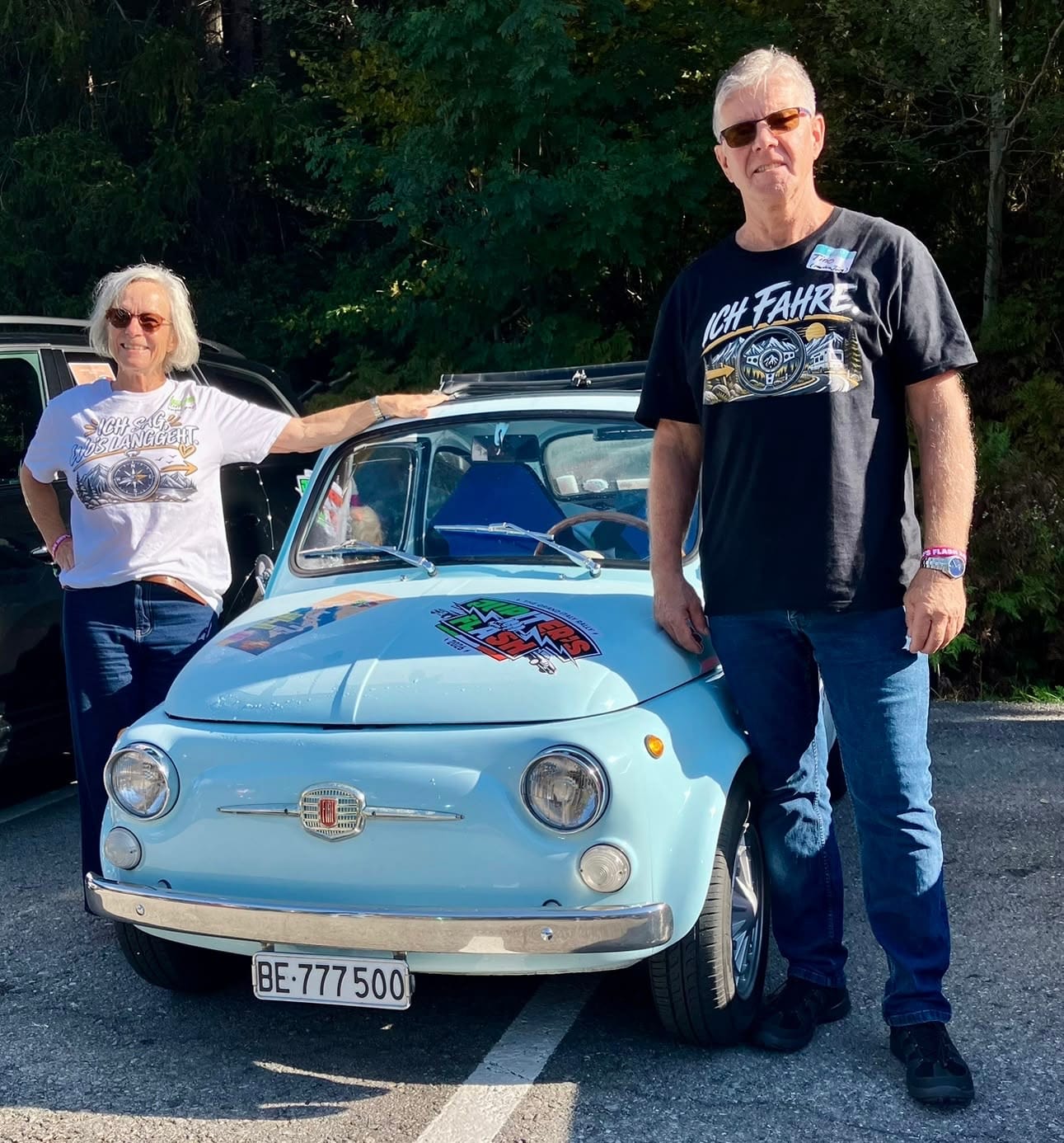 Customer photo review of Ich fahre Shirt Unisex