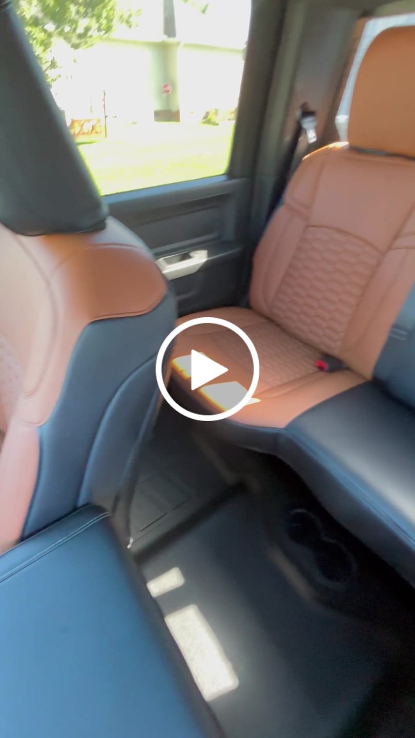 Customer video review of 2019+ Dodge Ram 2500 3500 Leather Seat Covers (Custom Order)