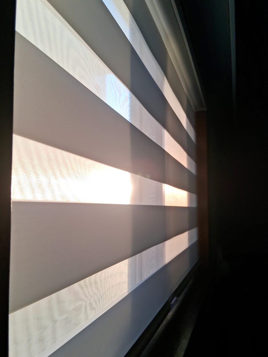 Customer photo review of Dual Layer Zebra Shades