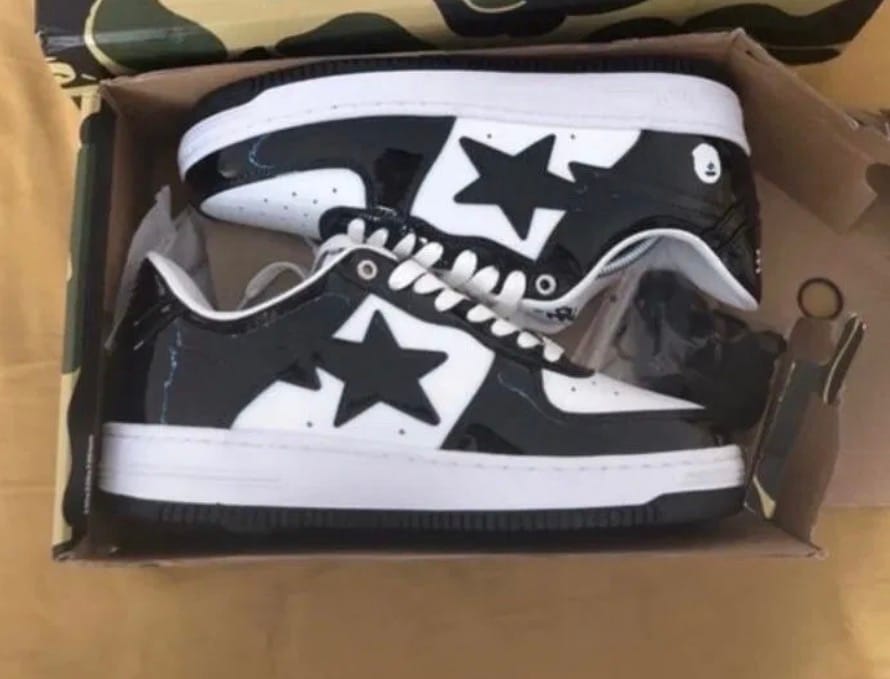 Customer photo review of Bape Bapesta “Black”