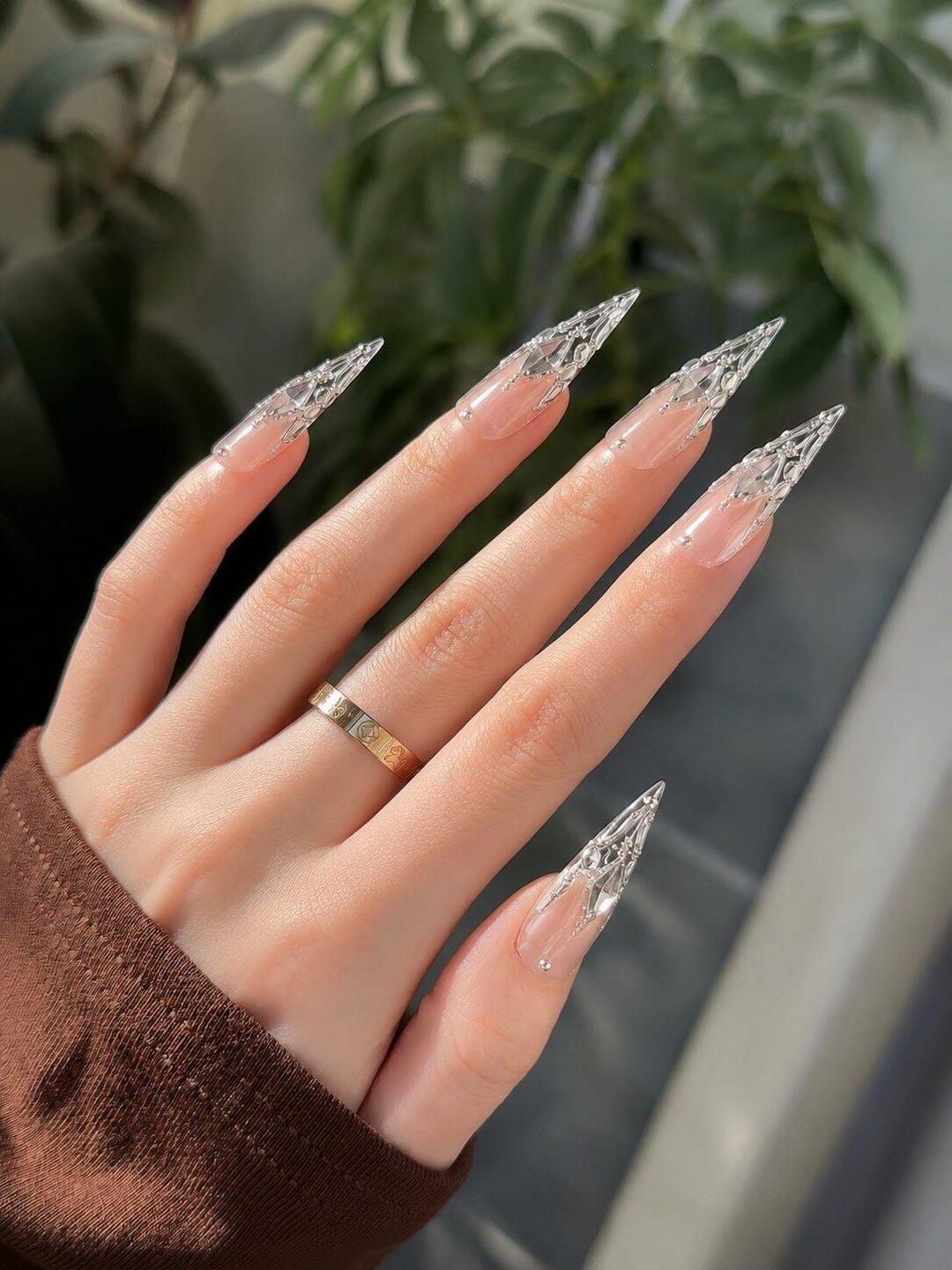 Customer photo review of Frozen Mirror | Long Stiletto