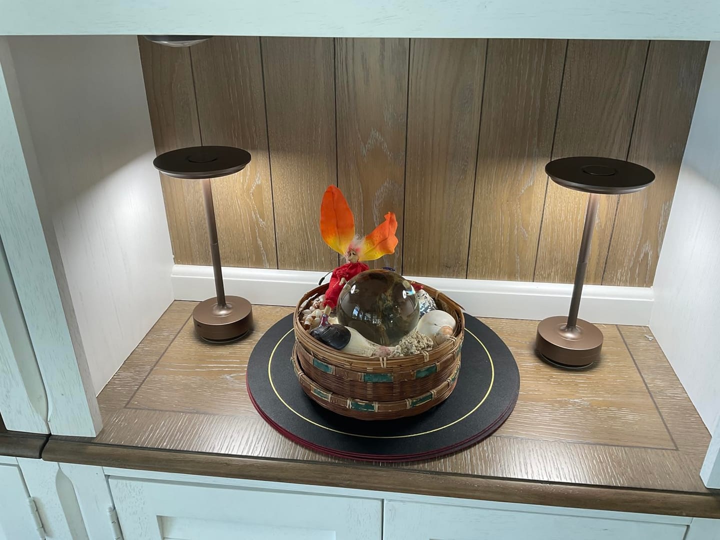 Customer photo review of Aluminum Table Lamp | Touch Dimming with 5W LED | 11.2 in Tall x 5.1 in Wide, 5 Shade Colors, USB 5V
