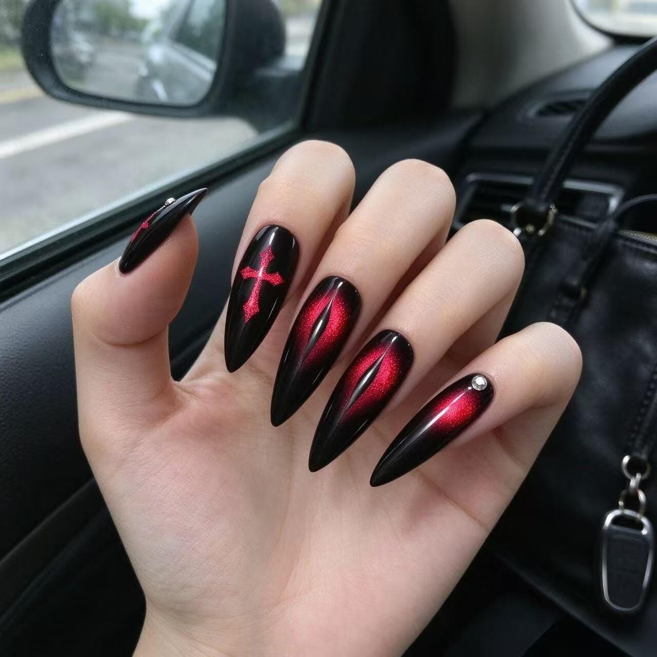 Customer photo review of Blood Oath | Extra-Long Stiletto