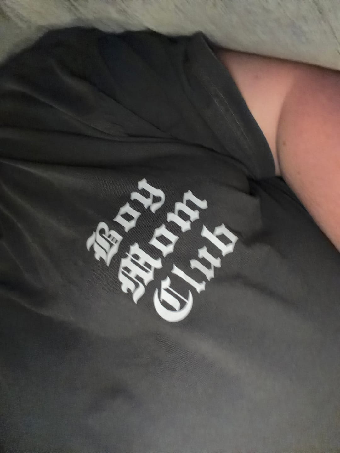 Customer photo review of Vintage Boy Mom Club Tee
