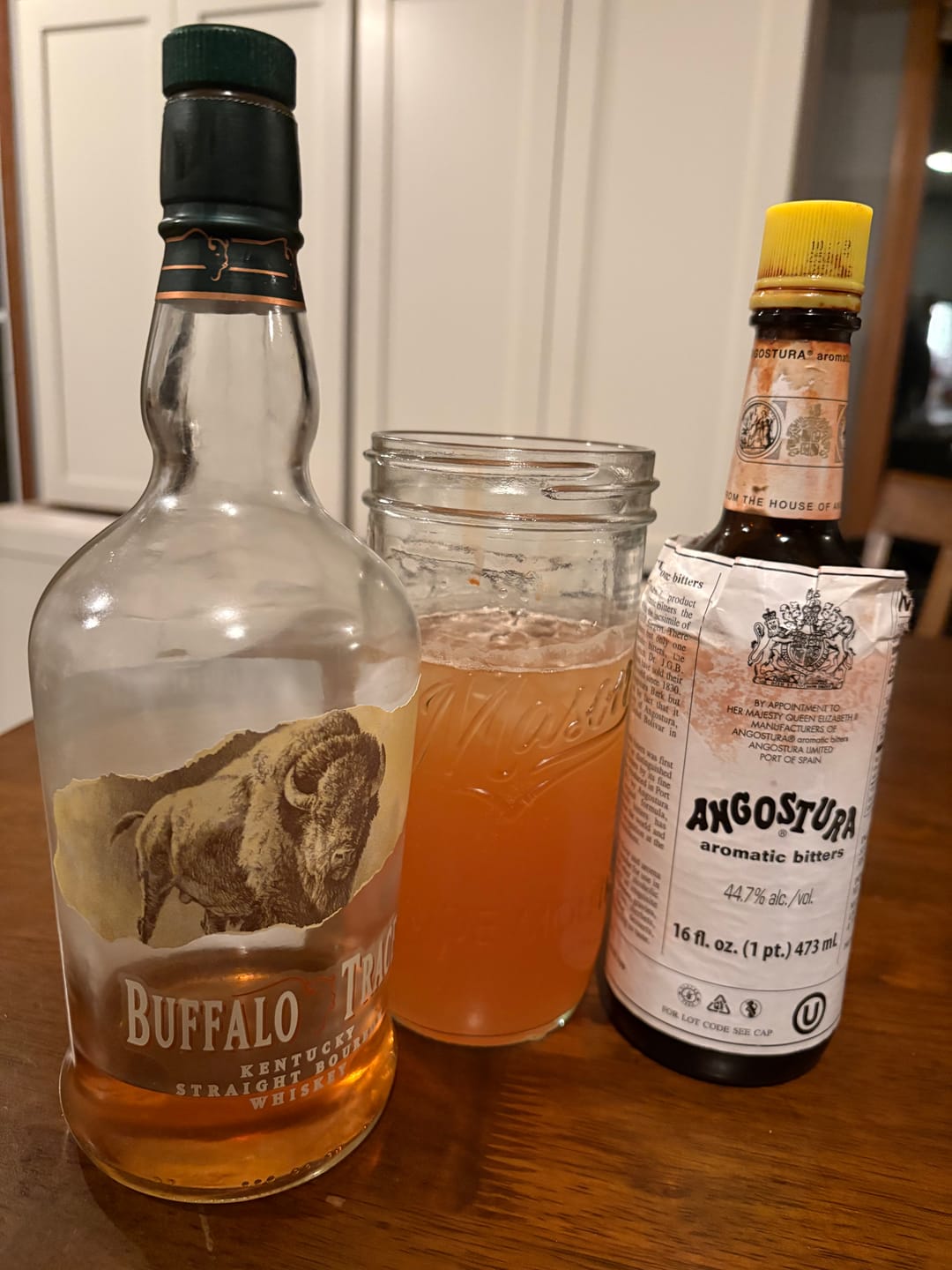 Customer photo review of Buffalo Trace Bourbon Whiskey 3 Pack