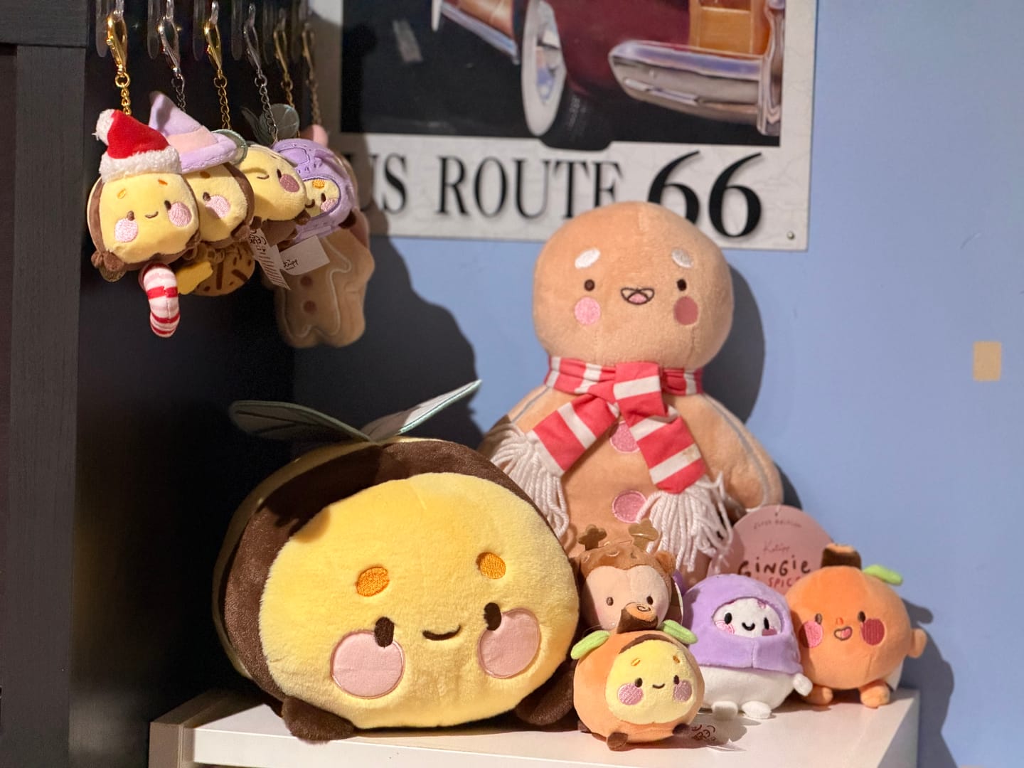Customer photo review of Pumpkin Bee Plush Keychain | Kawaii Autumn Bag Charm