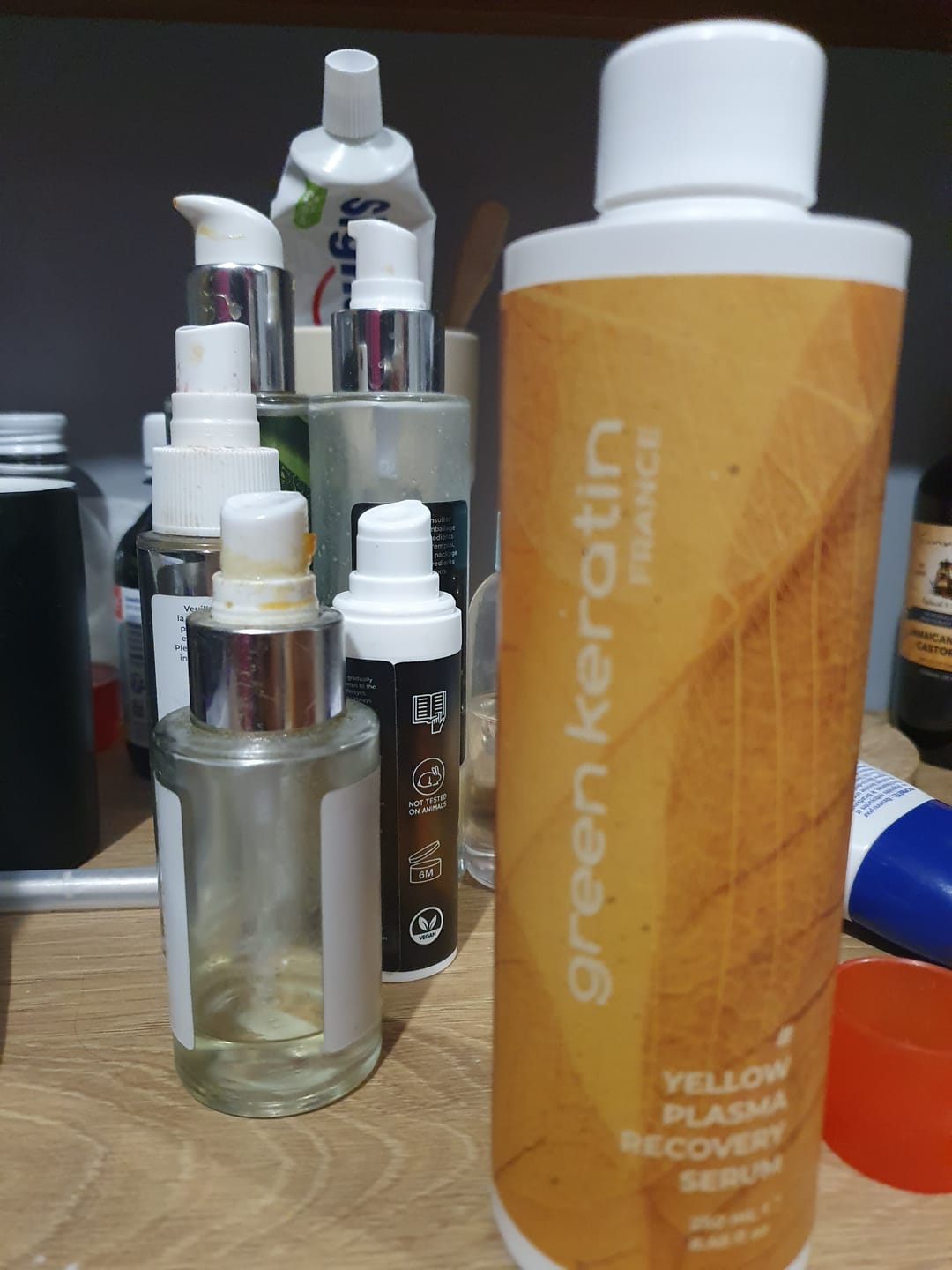 Customer photo review of YELLOW PLASMA – Sérum Réparateur pour le visage #FF