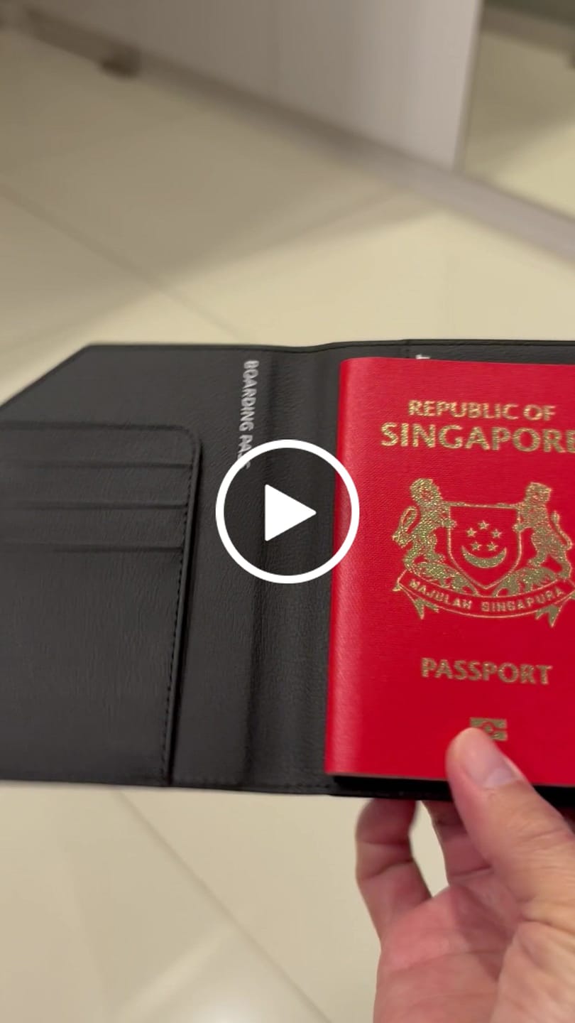 Customer video review of Passport Holder Air