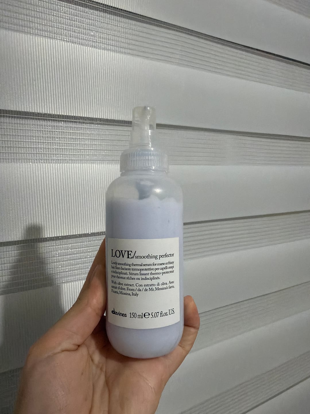 Customer photo review of Sérum Anti Frizz Essential Love Smoothing Davines