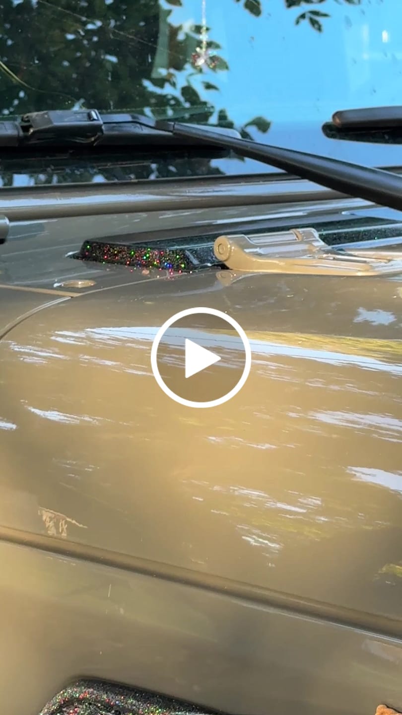 Customer video review of Holographic OEM Cowl Wiper Panel for Jeep JL JT 2018+