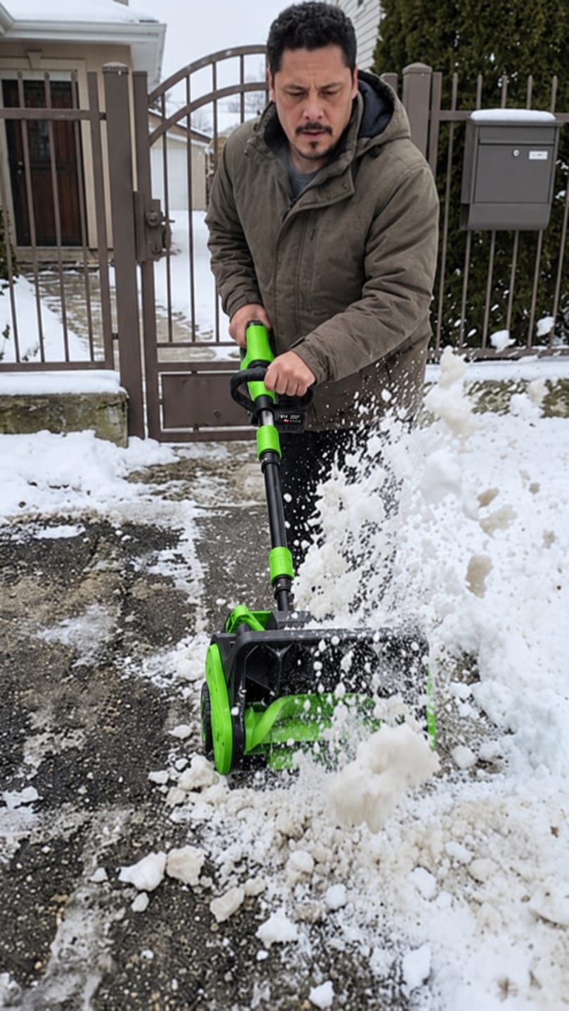 Customer photo review of Electric Snow Shovel
