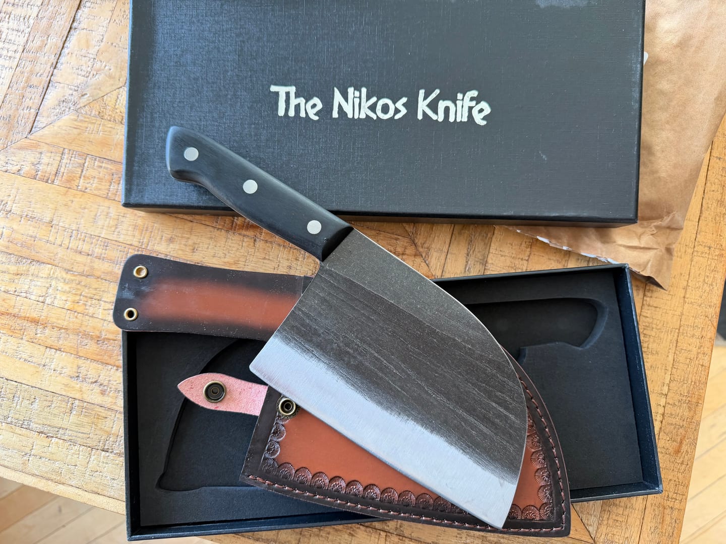 Customer photo review of The Nikos Knife™