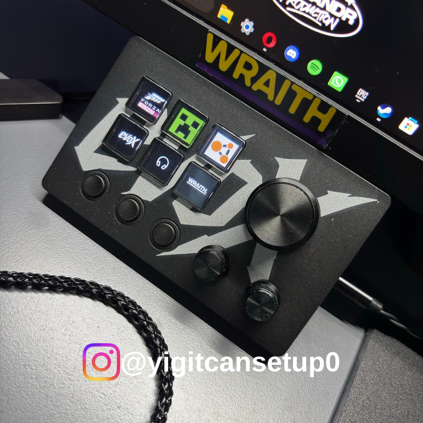 Customer photo review of Wraith evoX Stream Deck
