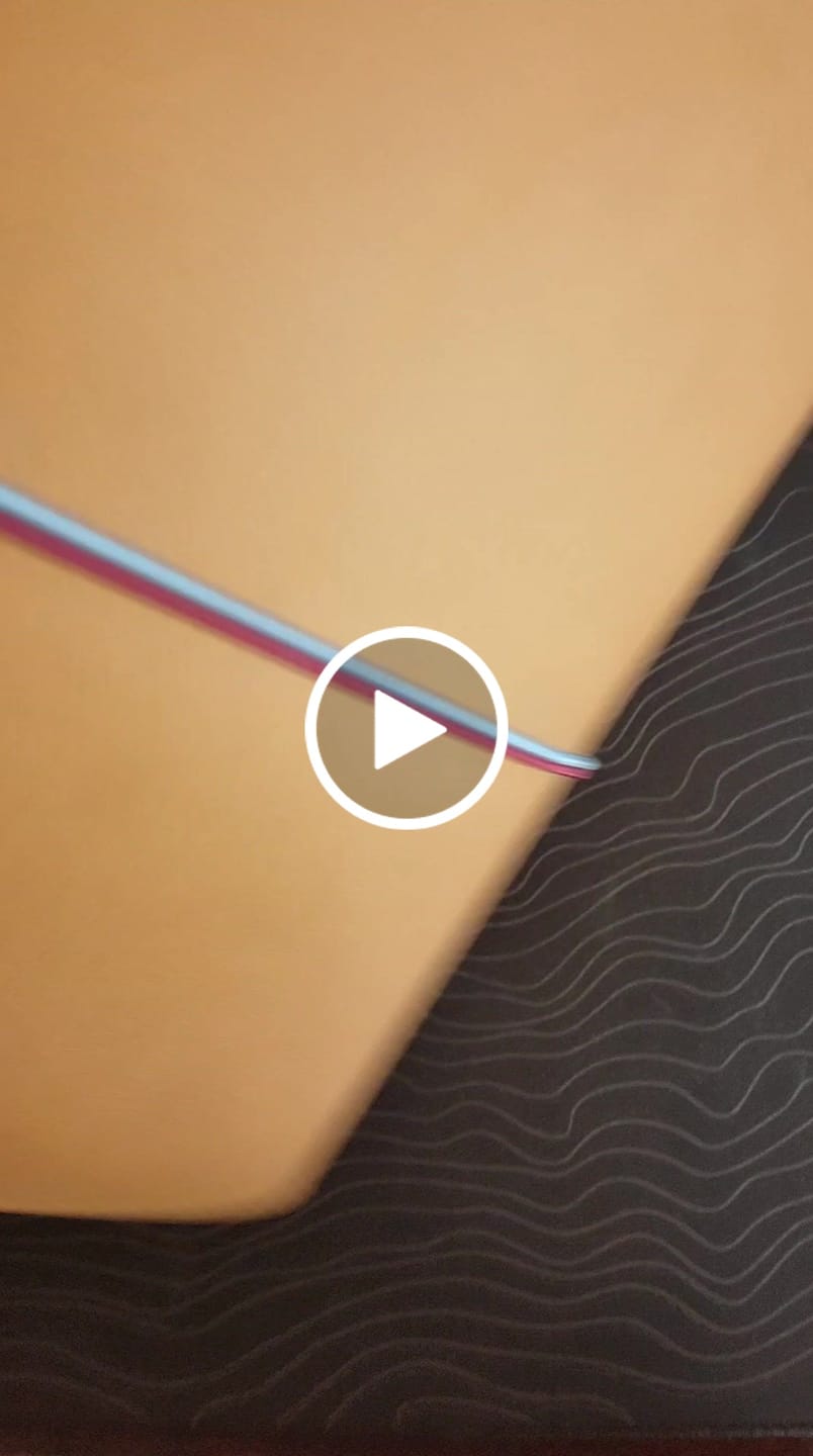 Customer video review of Refillable Folio in Saddle Brown