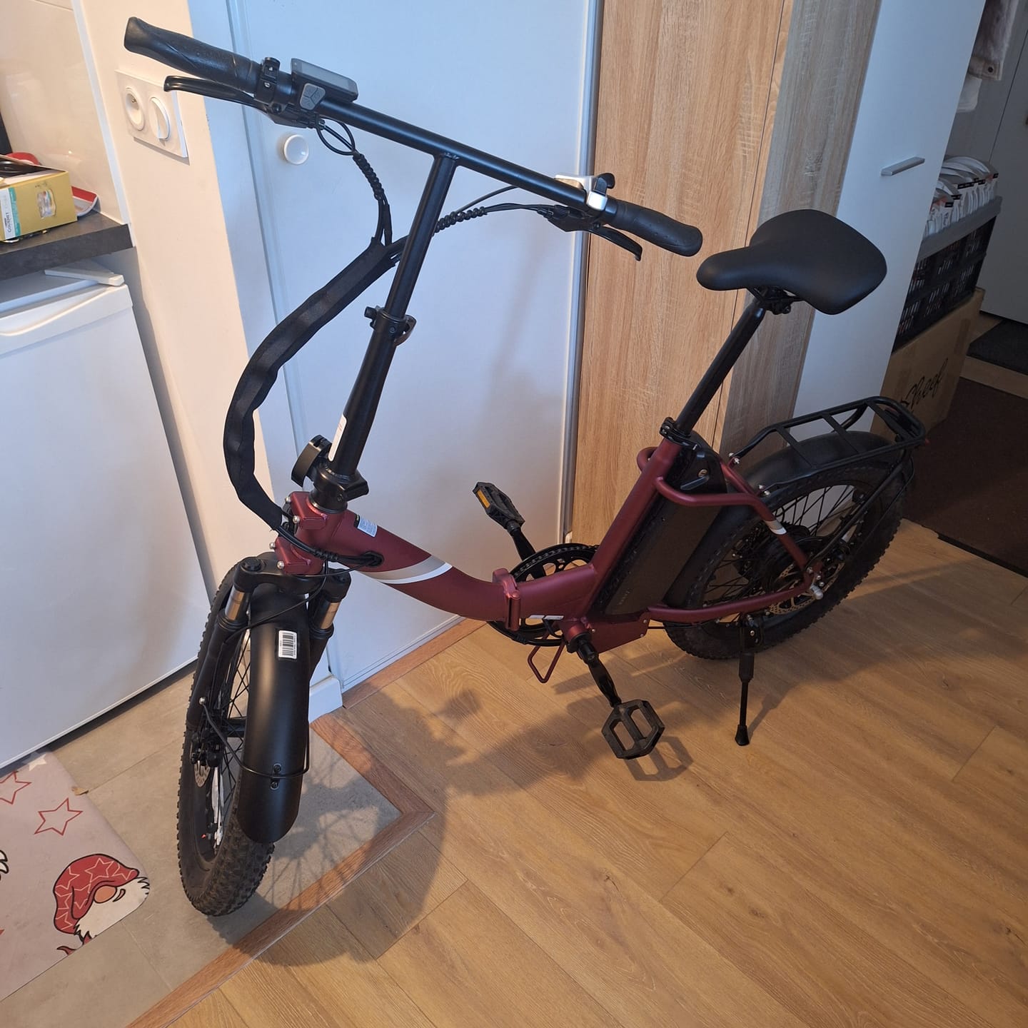 Customer photo review of Touroll S3/S3 Pro Folding Fat Tire Electric Bike