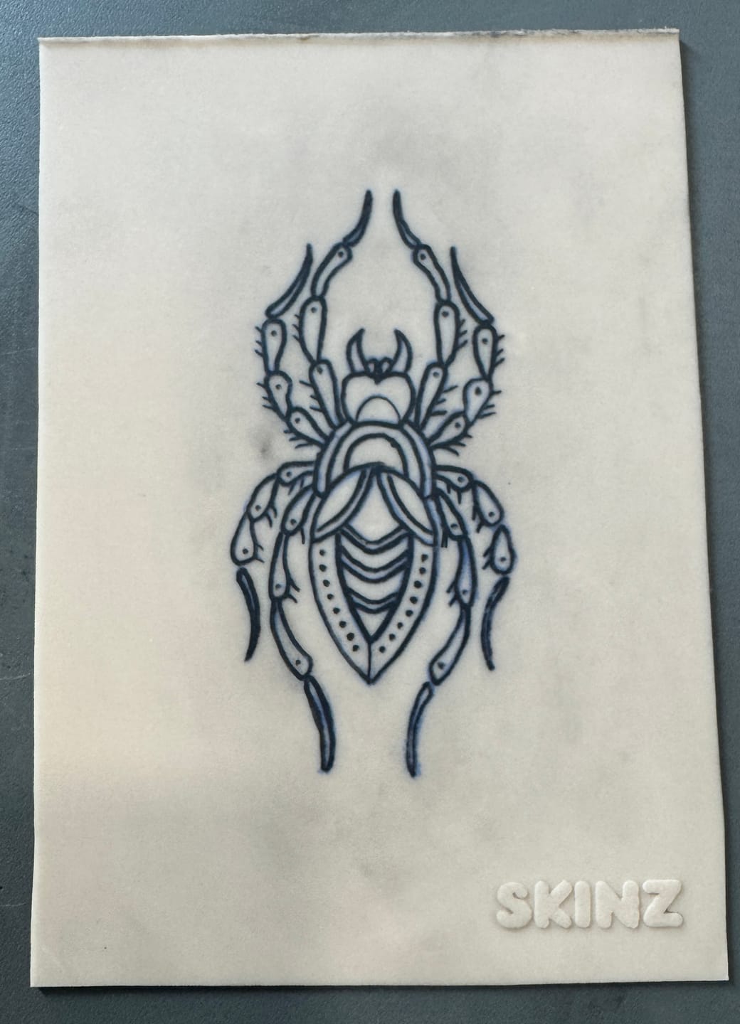 Customer photo review of Tattoo Practice Skin | Size Small A5 | Pack of 3