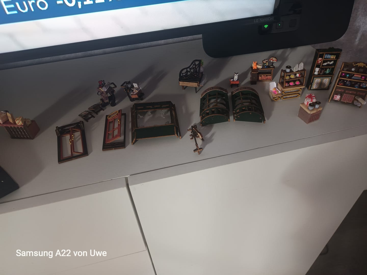 Customer photo review of Magic Train Station DIY Miniature Kit