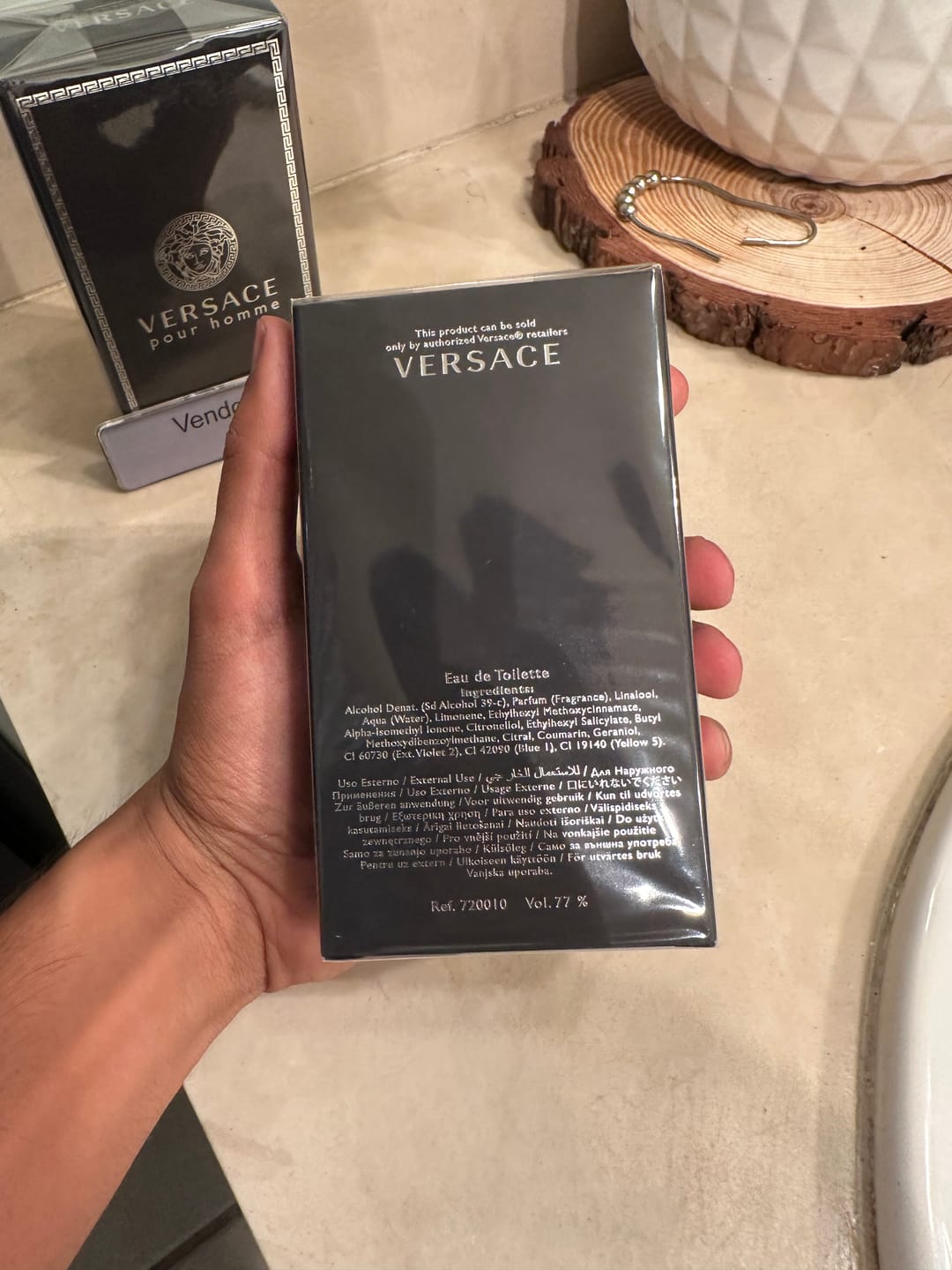 Customer photo review of Versace Pour Homme Eau de Toilette Spray for Men