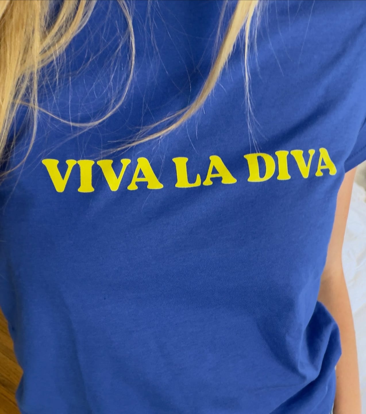 Customer photo review of Viva La Diva Baby Tee