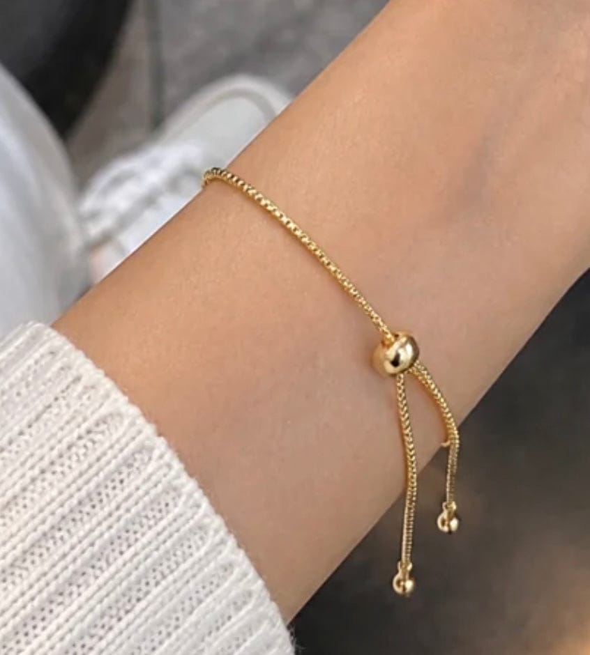 Customer photo review of Pink Zircon Spinning Flower Charm Bracelet