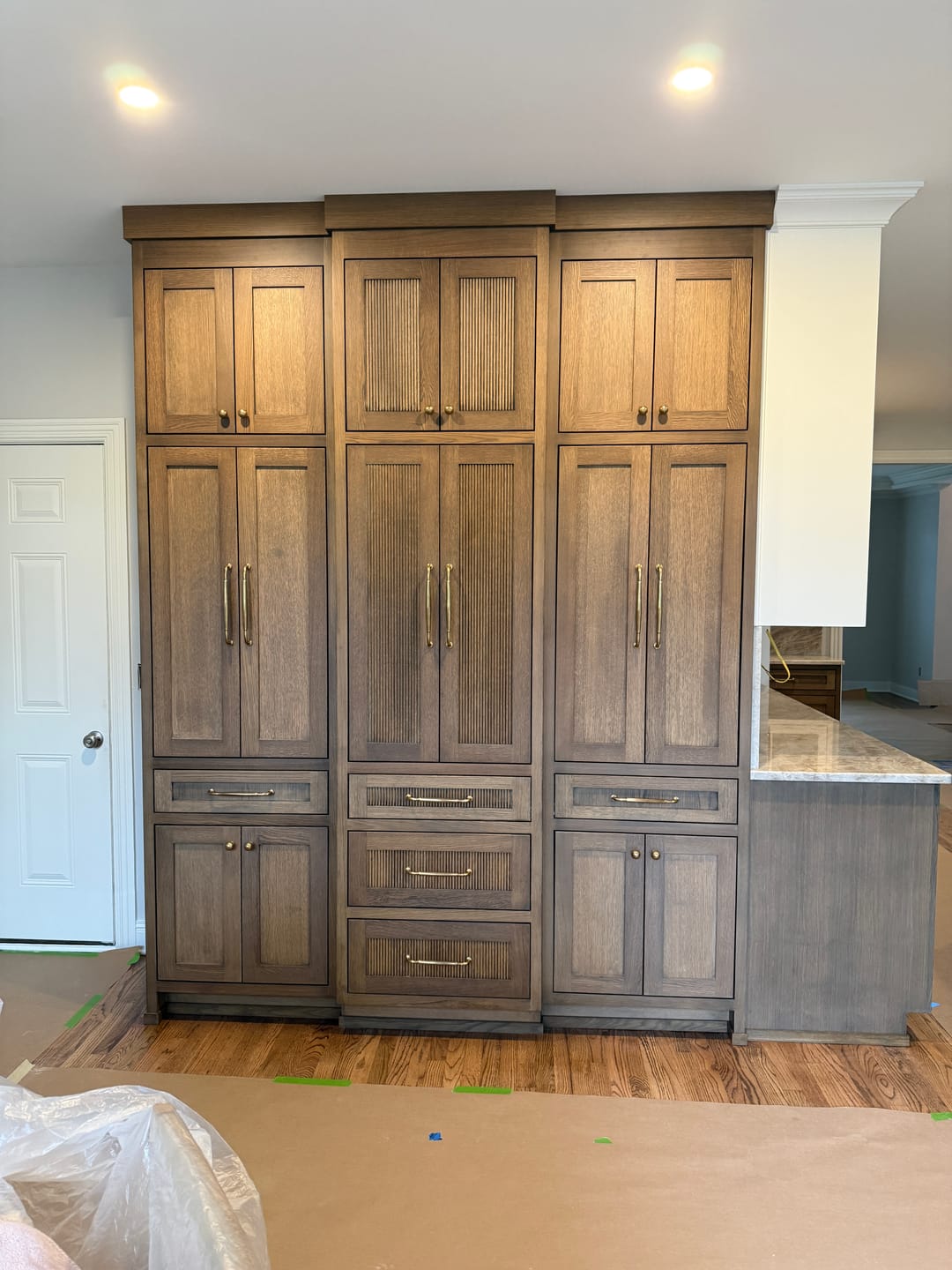 Customer photo review of Classic Cabinet Pulls - Antique Brass