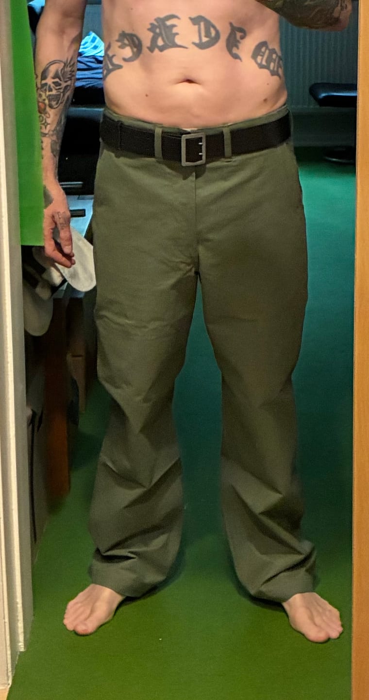 Customer photo review of 1944 USMC Officer Trousers - Olive