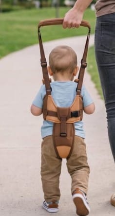 Customer photo review of Baby Walking Harness – No More Back Pain