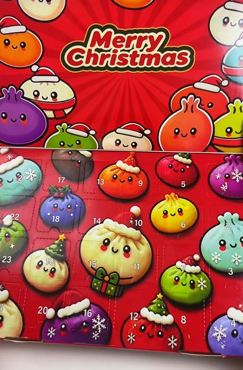 Customer photo review of Calendrier "Mystery Dumpling"