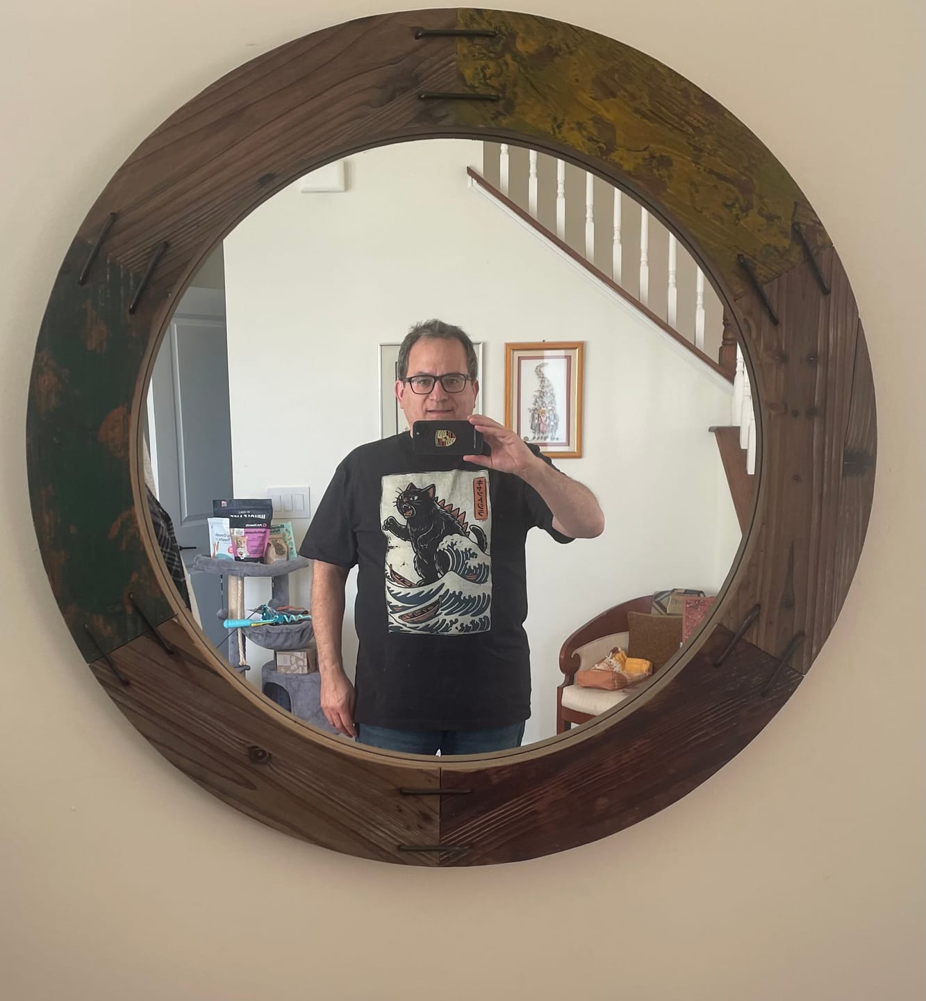 Customer photo review of Vintage Wave Of Kyattojira T-Shirt