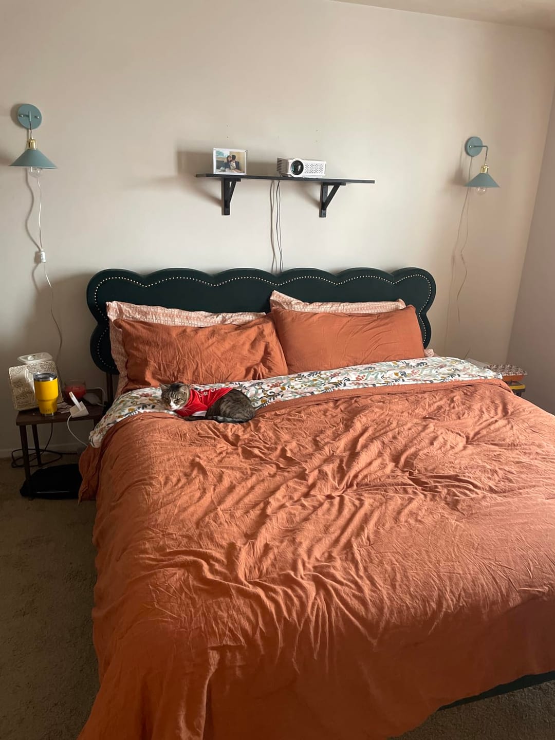 Customer photo review of Industrial Wall Sconce 2-Pack | Oil-Rubbed Metal Indoor Light, E26 | Hardwired Bedroom & Hallway