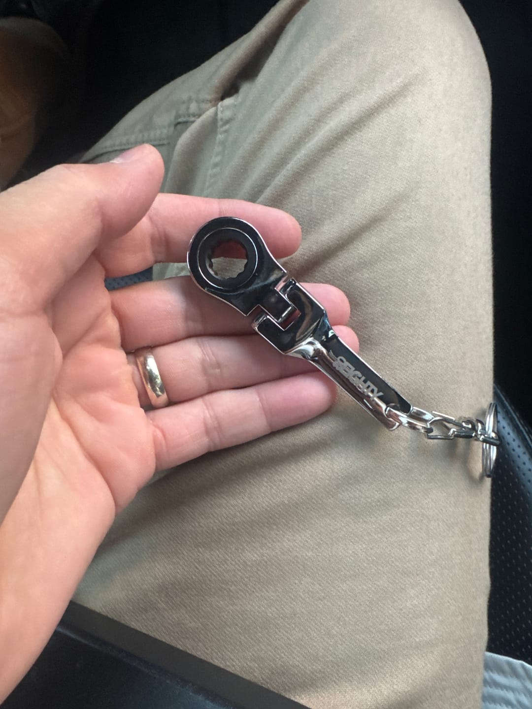 Customer photo review of 80Eighty® 10mm Wrench Keychain