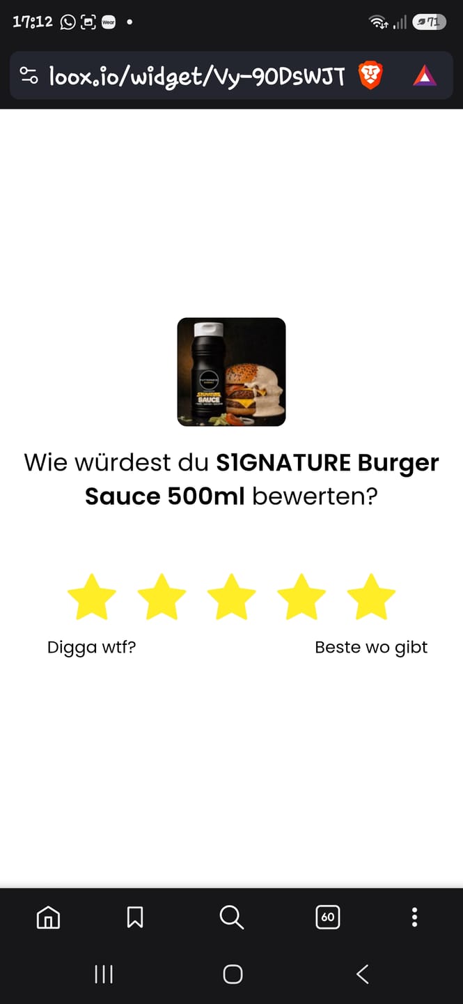 Customer photo review of S1GNATURE Burger Sauce 500ml