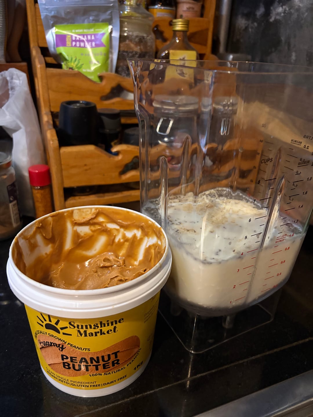 Customer photo review of Sunshine Market Stone-Ground Creamy Peanut Butter (1kg)