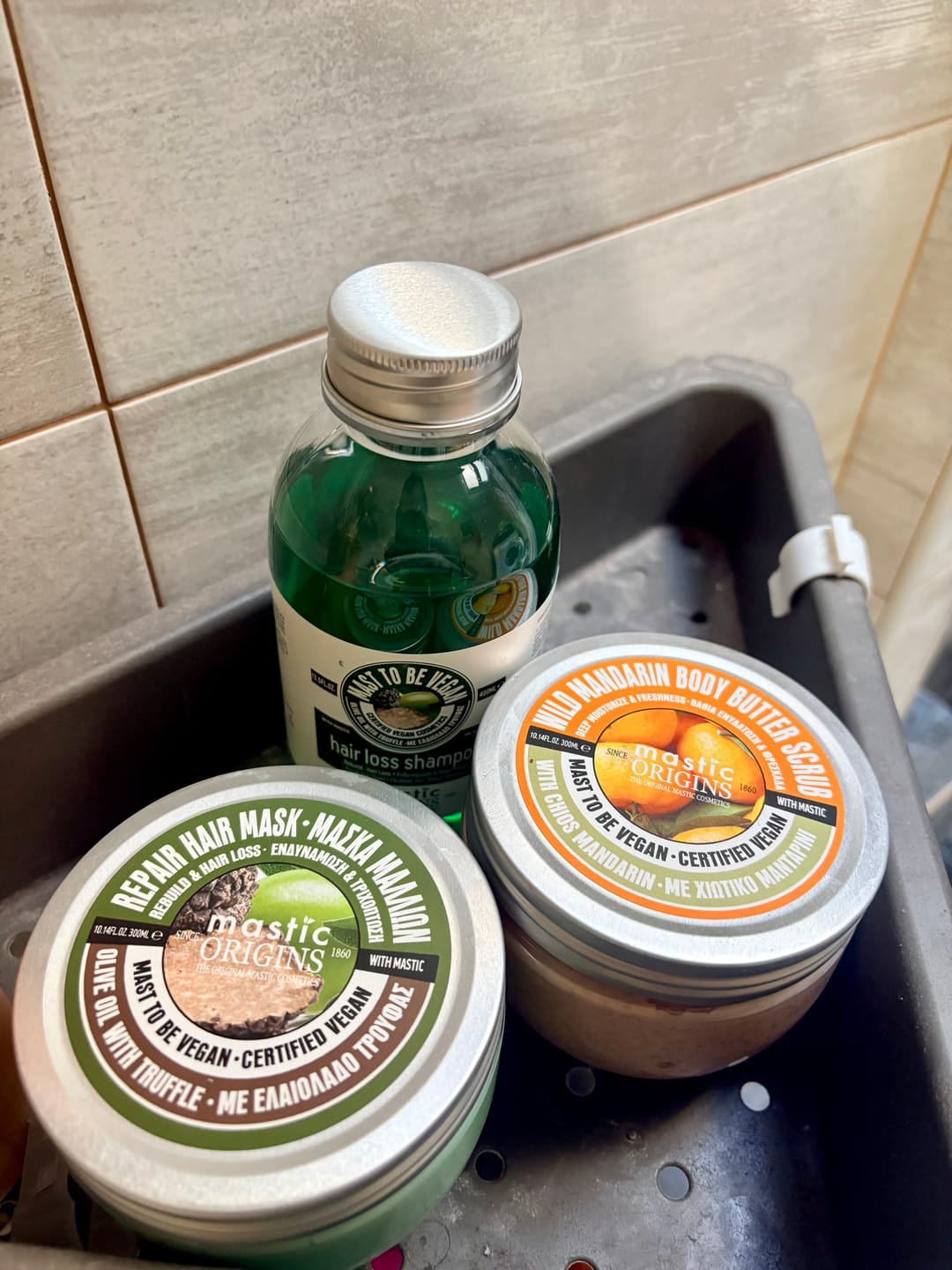 Customer photo review of Wild Mandarin Butter Scrub