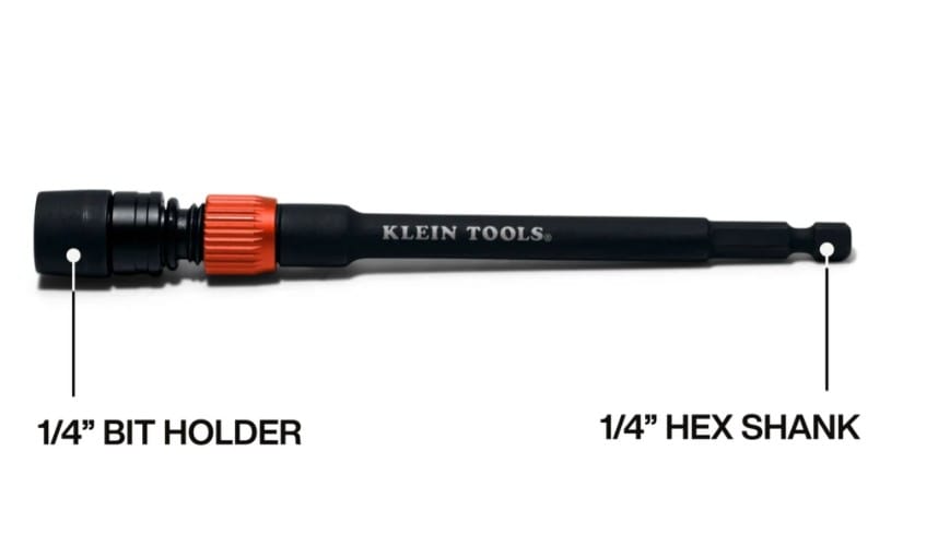 Customer photo review of Klein Tools 31088 6" Dual-Lock Impact Extension