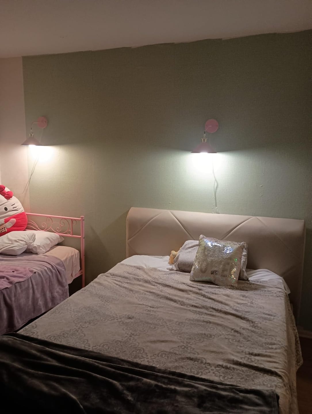 Customer photo review of Industrial Wall Sconce 2-Pack | Oil-Rubbed Metal Indoor Light, E26 | Hardwired Bedroom & Hallway