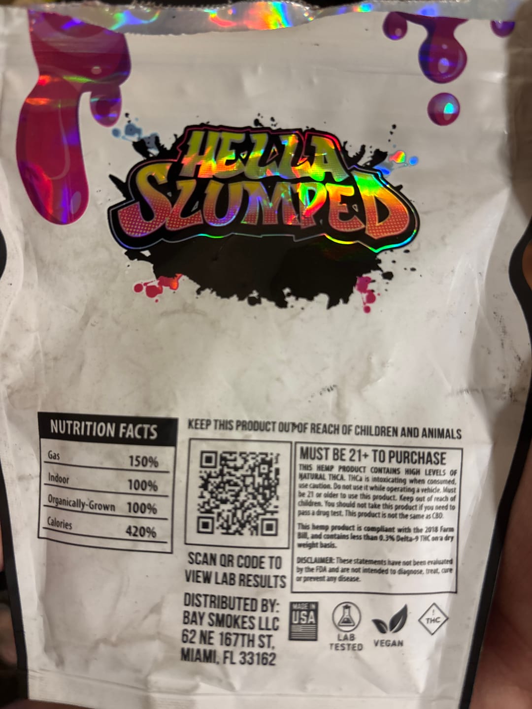 Customer photo review of FREE SAMPLE (with code) THCa Flower