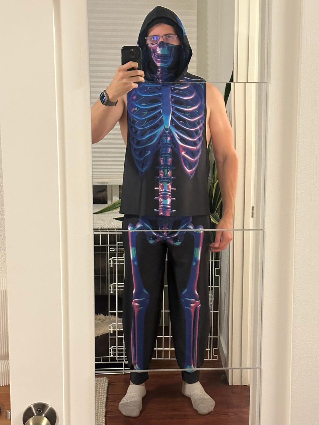 Customer photo review of Shifty Skeleton Male Muscle Set
