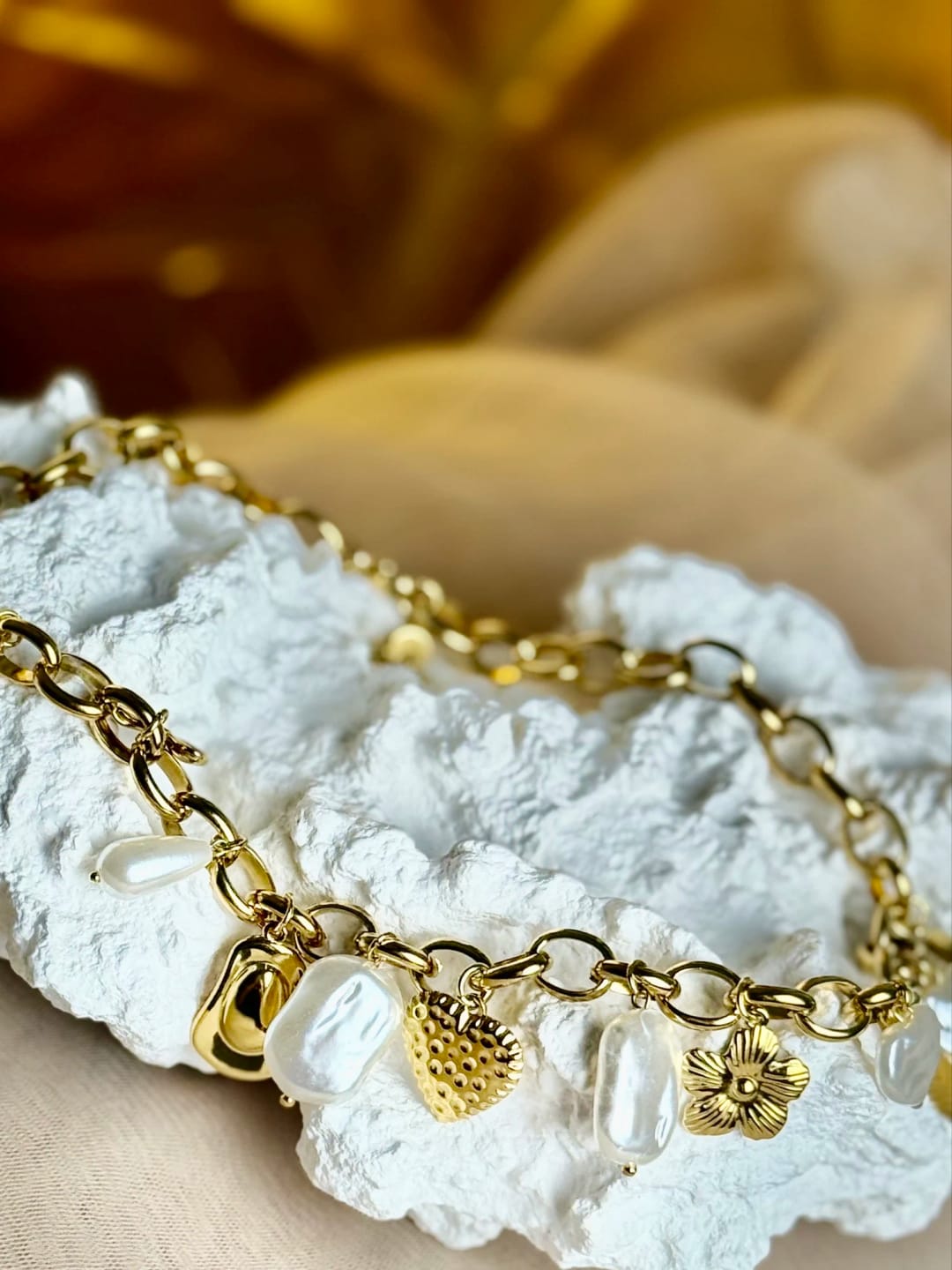 Customer photo review of Neo-Shoreline Necklace